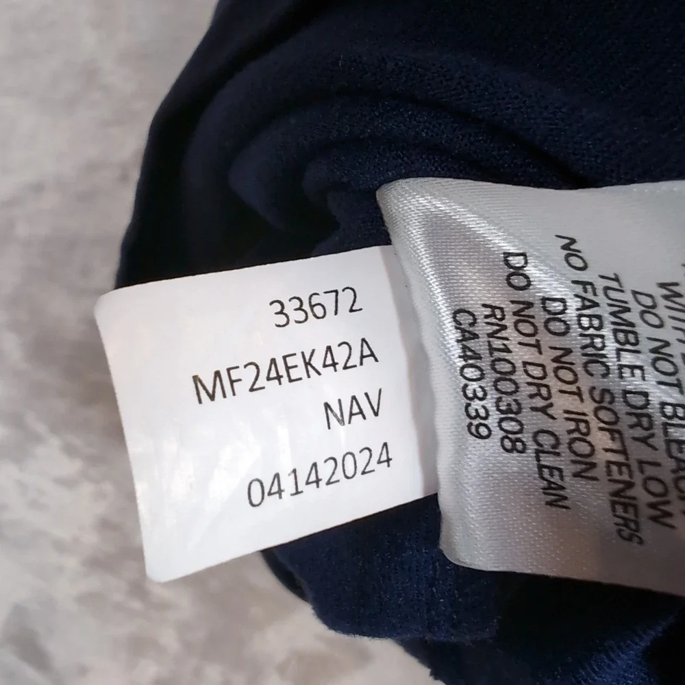 Peter Millar Verge Windowpane‎ 1/4-Zip Pullover Mens XL Navy Blue Golf Athletic